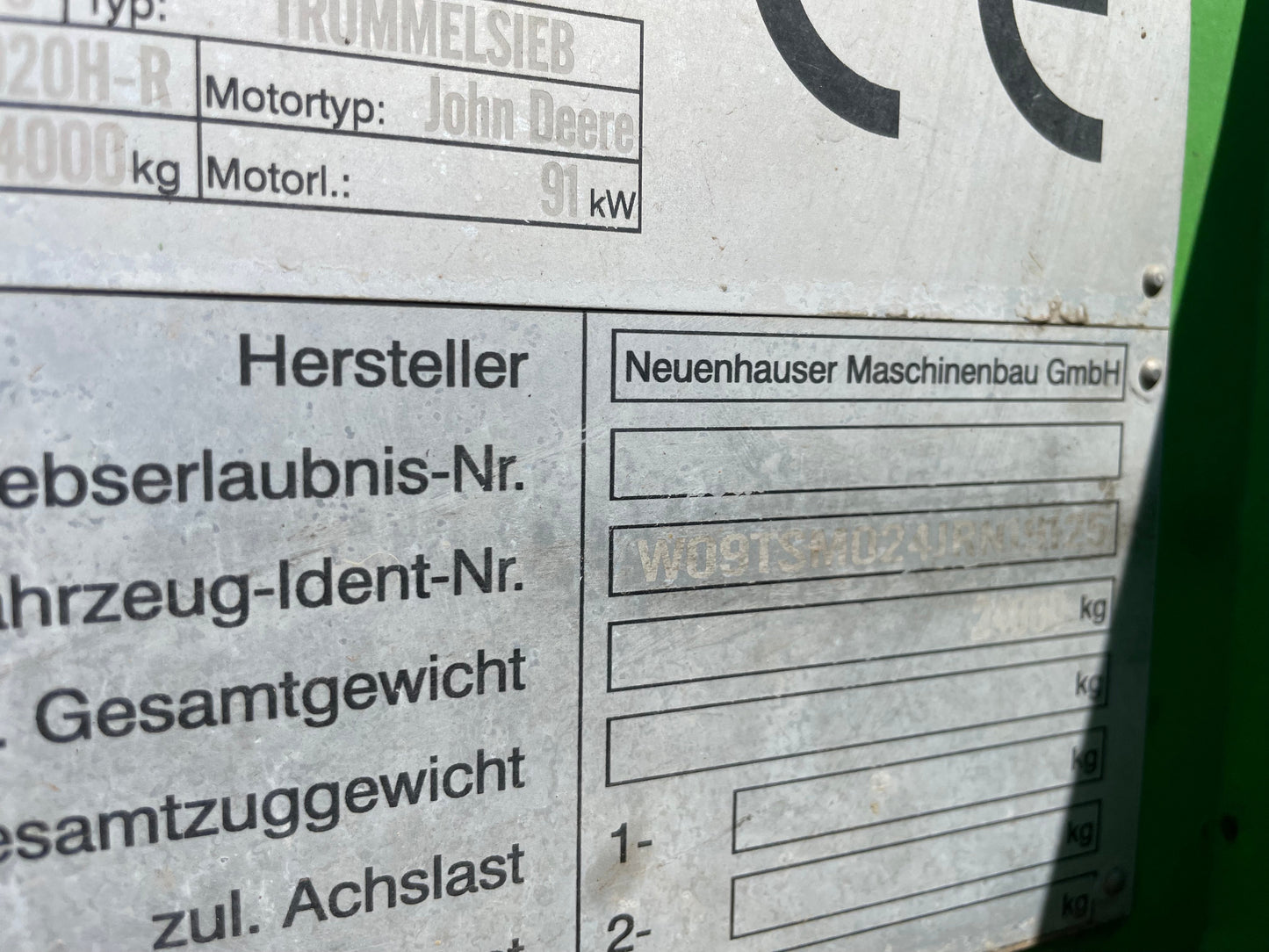 2018 Neuenhauser NH6020 U830