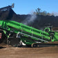 Neuenhauser 2F 2 Fraction starscreen designed to make finished mulch from a primary grind